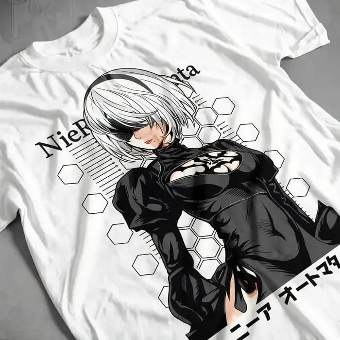 T-shirt Nier 2B Sexy, T-shirt Anime NieR:Automata