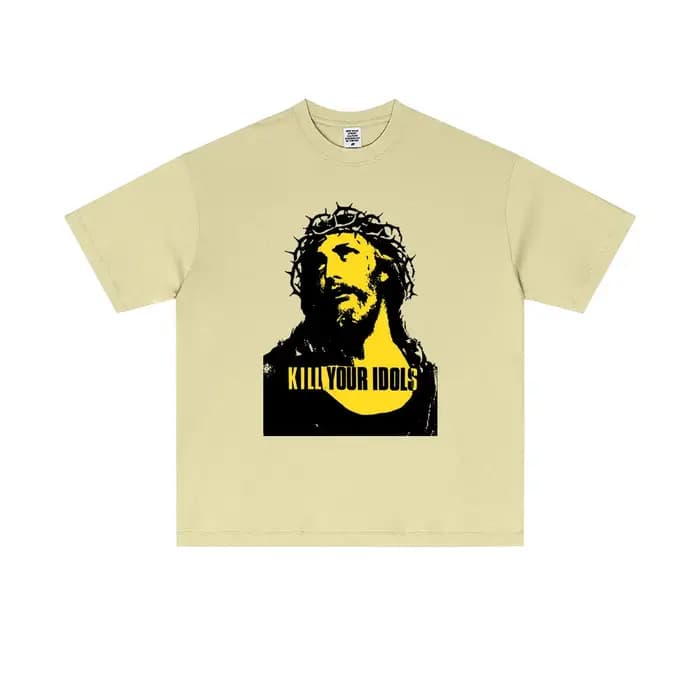 Offre spéciale tuer votre idole même Style graphique T-shirts hommes femmes rétro gothique Rock métal
