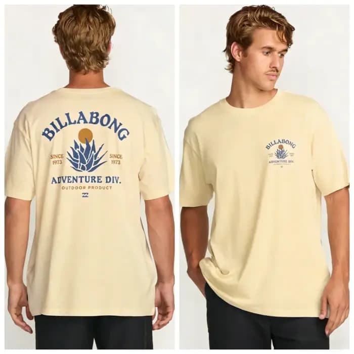 Billabong T-shirt décontracté en pur coton pour homme PRFOSports 2026 – Collection été – Vêtements p