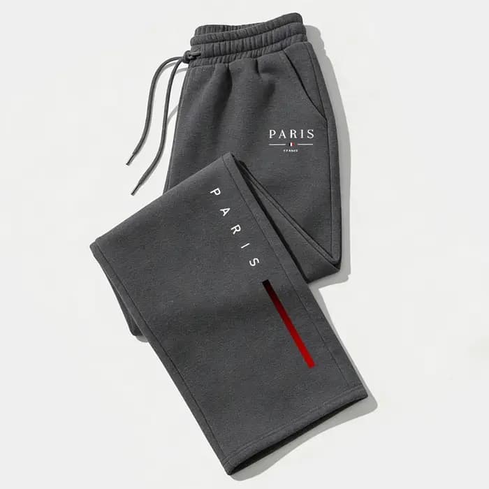 Pantalon large imprimé PARIS