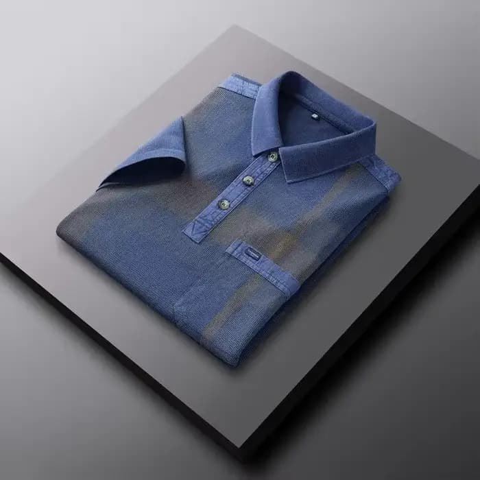Nouveau style d'été : T-shirt en coton effet vieilli