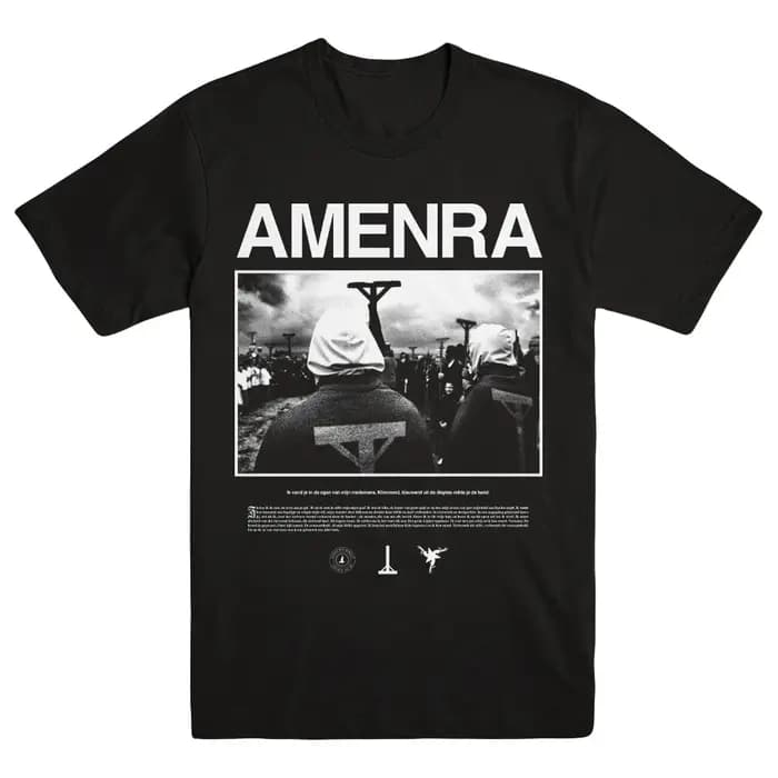 Galg AMENRA Band T-Shirt en coton avec motif pour hommes et femmes