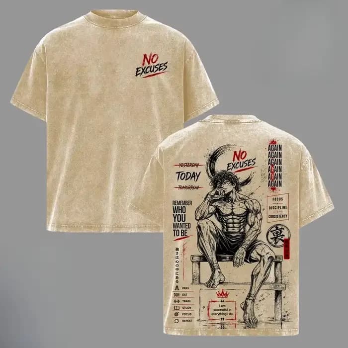 T-shirt imprimé Hanma Baki