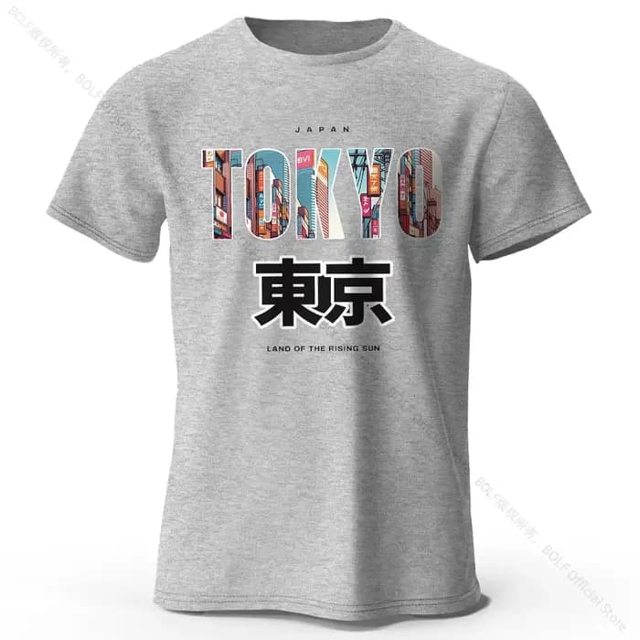 Tokyo imprimé mode avant 100% coton T-Shirt