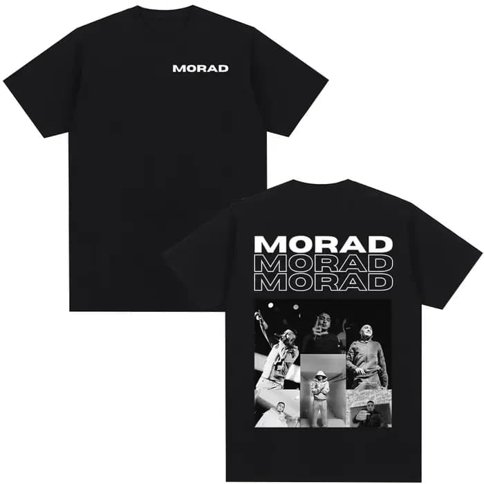 T-shirt de l'album du rappeur Morad MDLR, vêtements décontractés pour hommes et femmes, T-shirt à ma