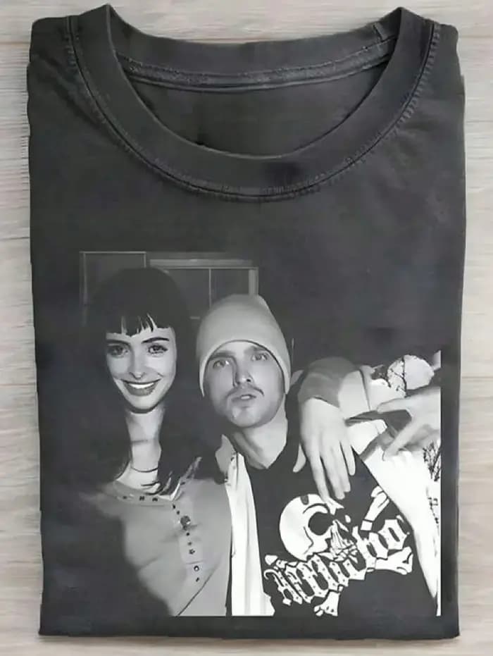 T-shirts graphiques rétro Jesse Pinkman et Jane Margulies