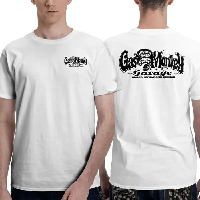 Hommes T-Shirt gaz singes Garage graphique t-shirts populaire