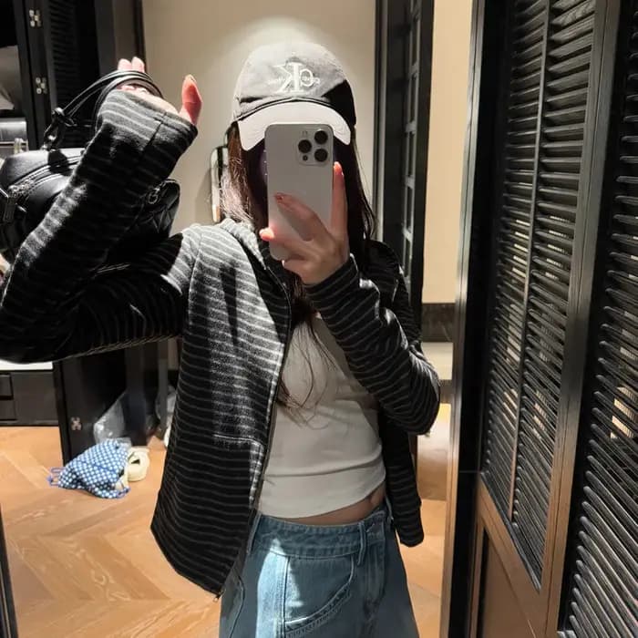 Veste à capuche décontractée pour femme