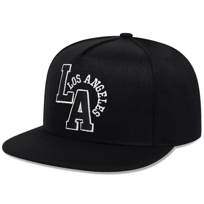Casquette de baseball brodée Los Angeles Hip Hop Snapback pour hommes, femmes, adultes – Casquettes