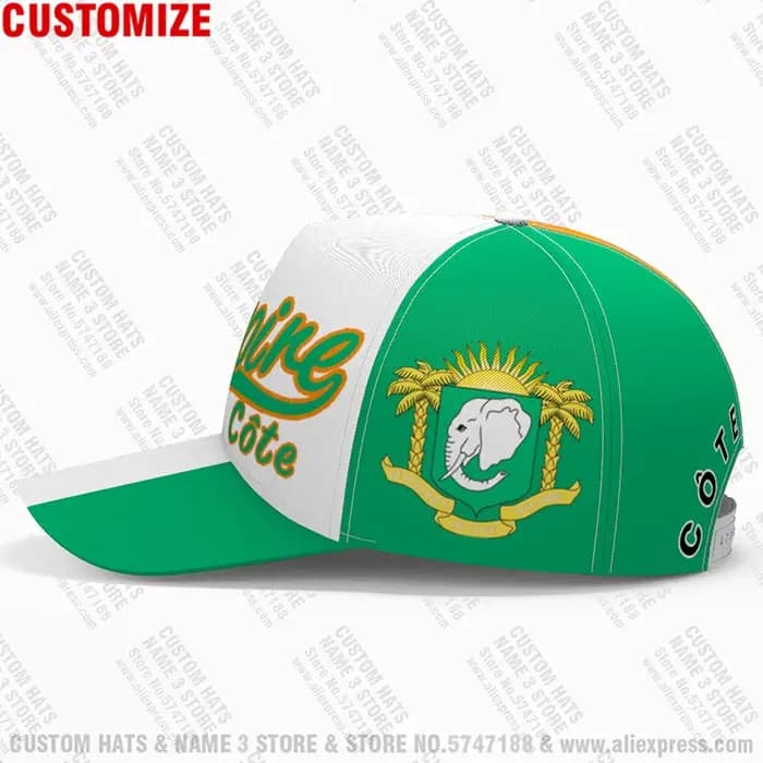 Atom D'ivoire Casquettes de baseball sur mesure