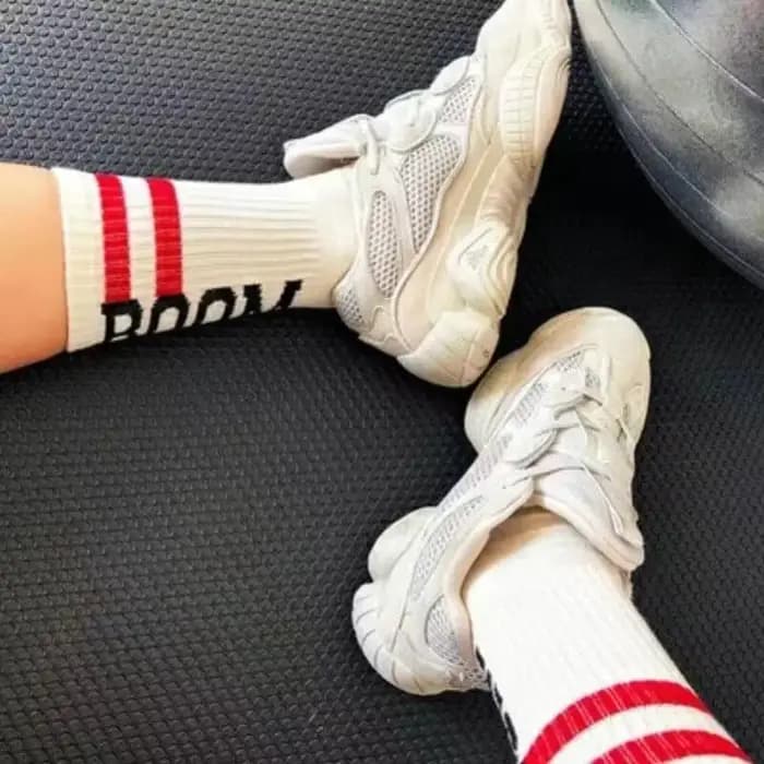 Chaussettes Hip Hop avec lettres à la mode