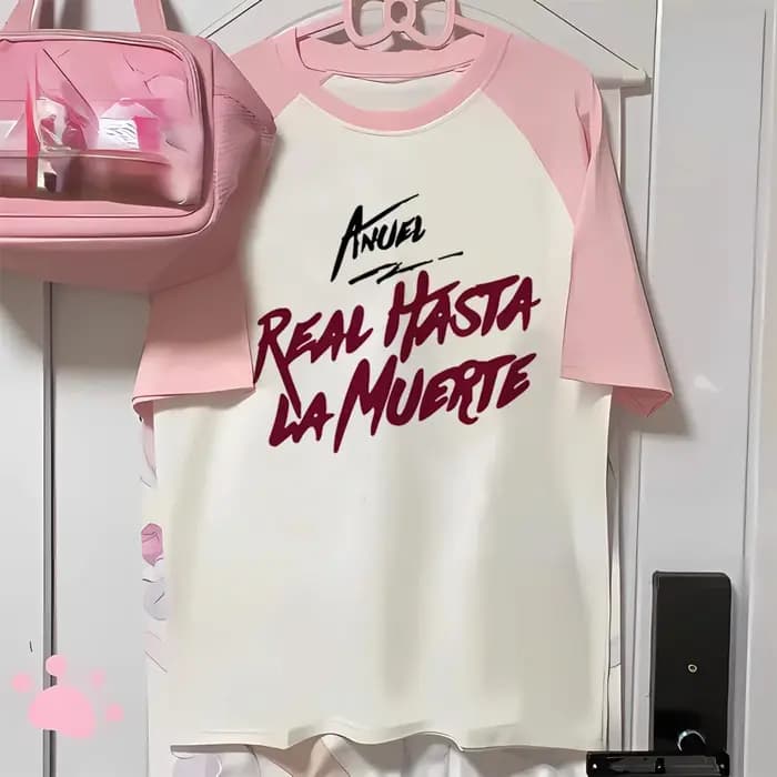 T-shirt Anuel Aa, streetwear punk classique