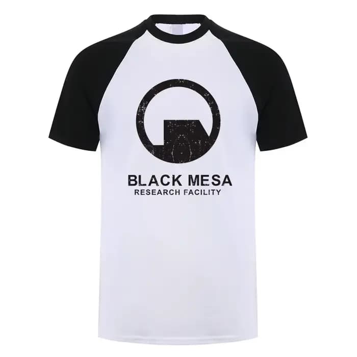 Noir Mesa établissement de recherche t-shirt graphique hommes coton Streetwear à manches courtes t-shirts