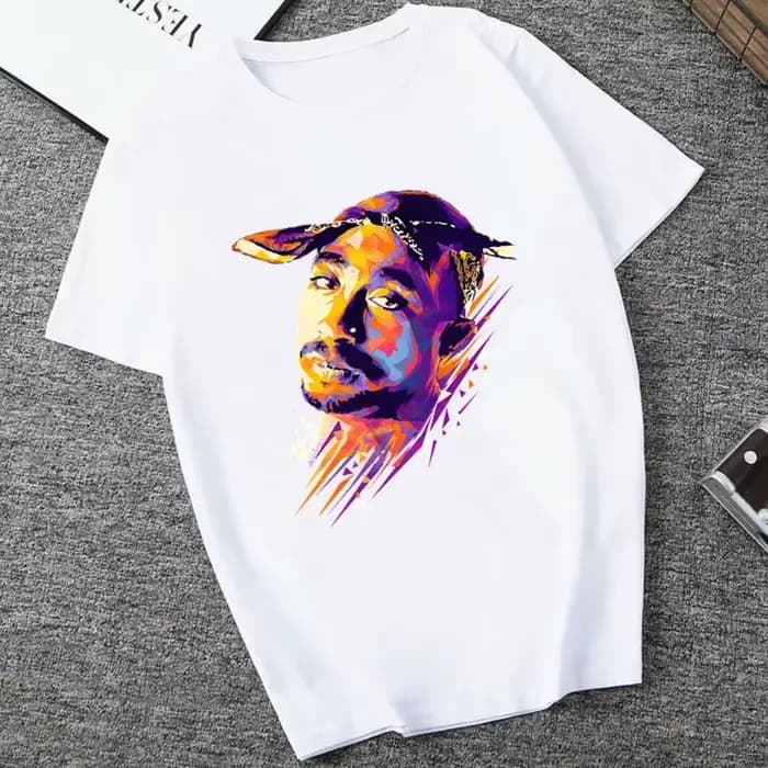 American Ripper Tupac 2pac T-shirt pour femme