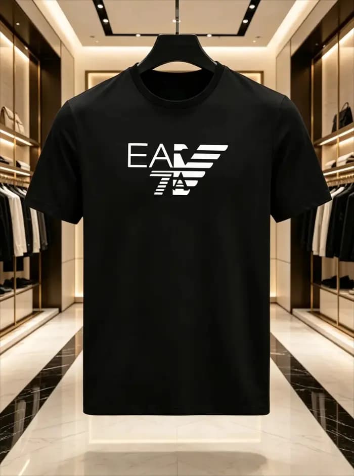 T-shirt de luxe tendance en coton avec motif graphique pour homme et femme – Collection sportswear haut de gamme – Streetwear d'été