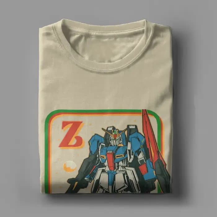 T-Shirt rétro Zeta Gundam pour hommes