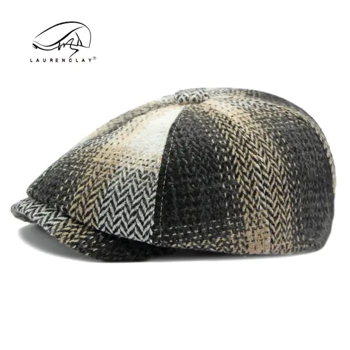 CasAdvantages-Chapeau de peintre octogonal britannique vintage pour hommes et femmes