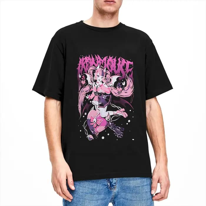 Ironmouse – t-shirt tendance à imprimé Anime pour hommes