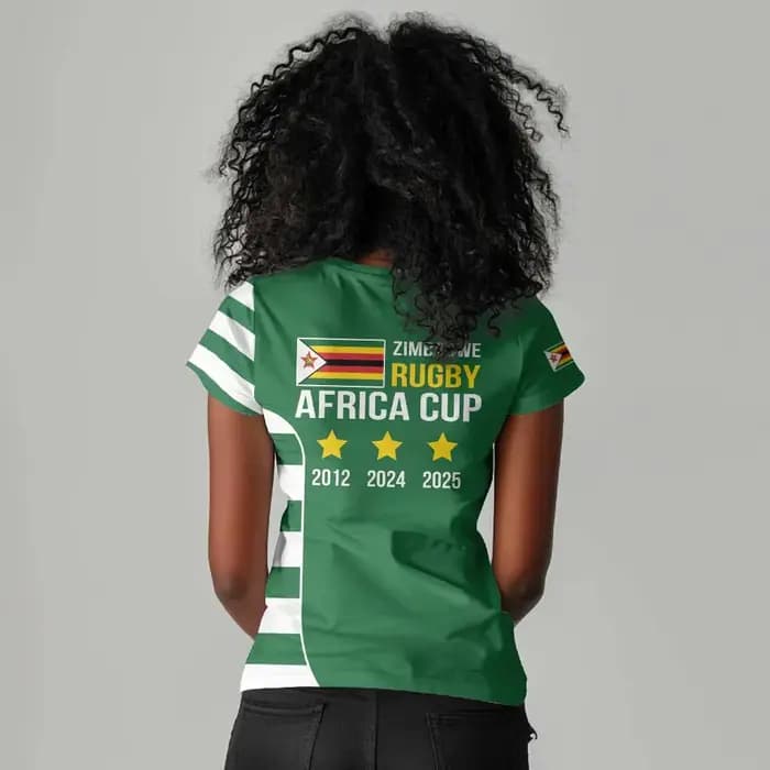 T-shirt imprimé pour femme du Zimbabwe