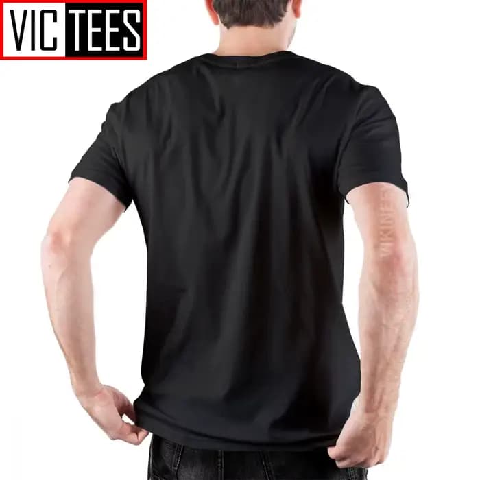 T-Shirt en Coton à Col Ras du Cou pour Homme