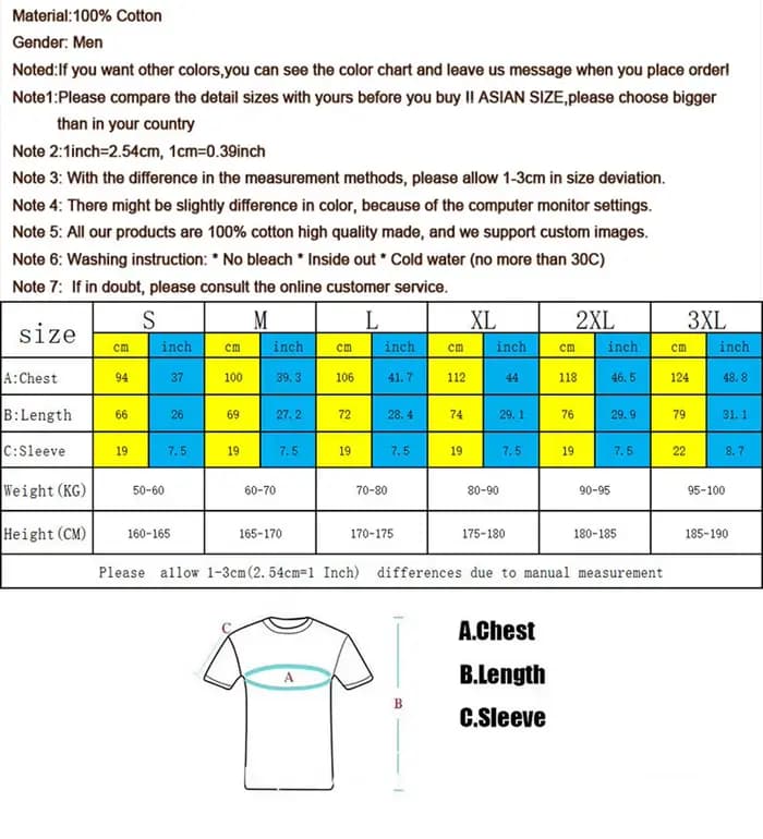 Womans – T-Shirt 100% coton à manches courtes et col rond pour homme