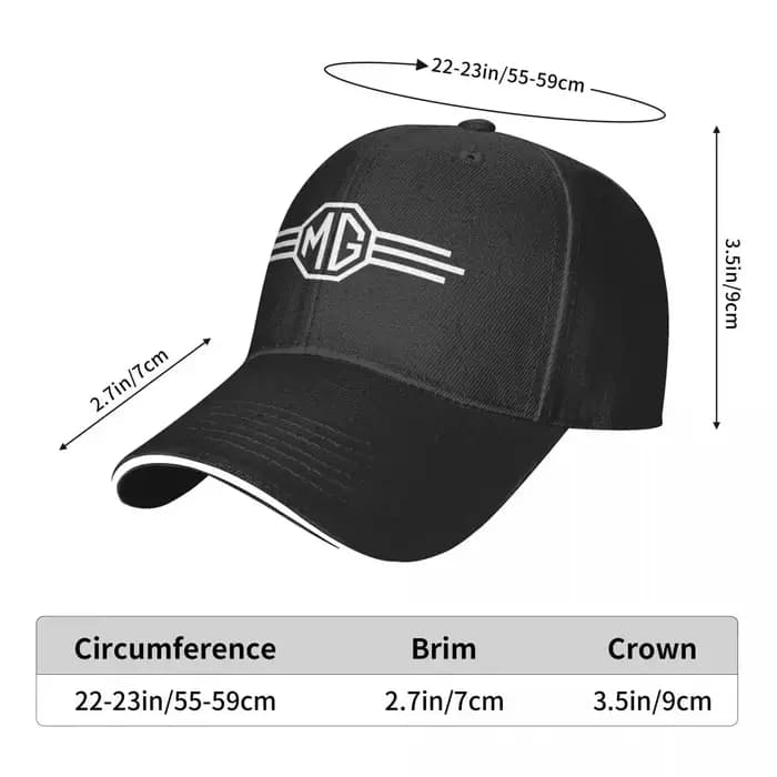 Casquette de camionneur avec Logo Mg