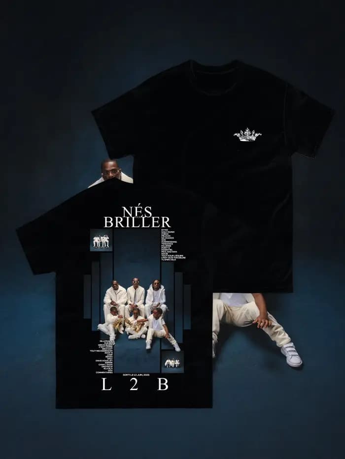 T-shirt graphique L2B Nés Pour Briller du groupe de rap, pour hommes et femmes, mode hip-hop, musiqu