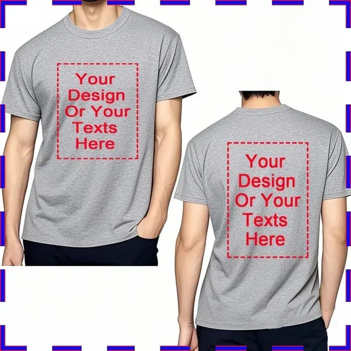 T-shirt unisexe en coton pour hommes