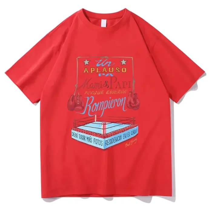 Bad Bunny DTMF Merch boxe T-Shirt hommes/femmes