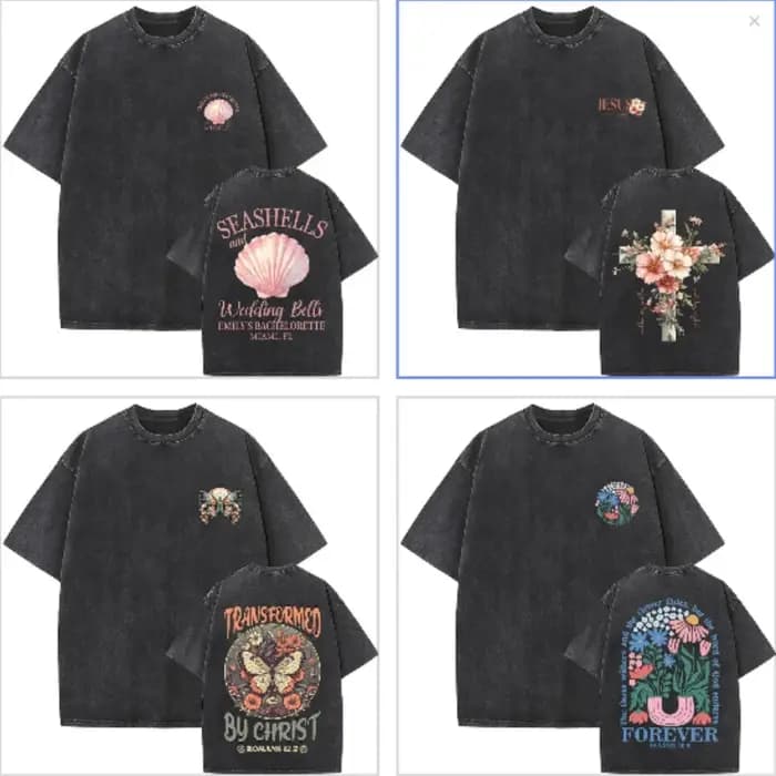 T-shirts vintage délavés « Fruit de l'Esprit » chrétiens Jésus pour hommes et femmes
