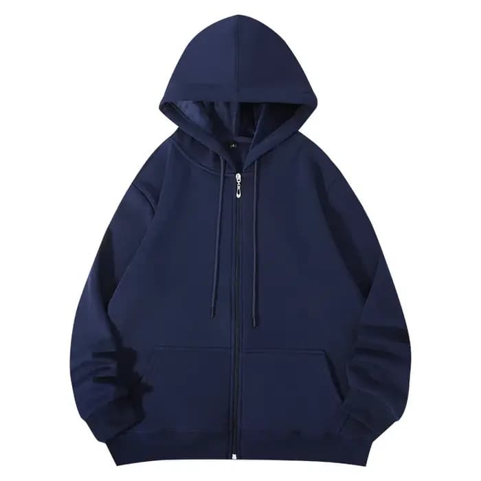 Sweat à capuche zippé oversize pour femme