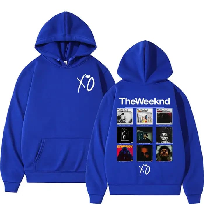 Rappeur The Weeknd Album couverture graphique sweat à capuche pour homme femmes mode Hip Hop Pop mus