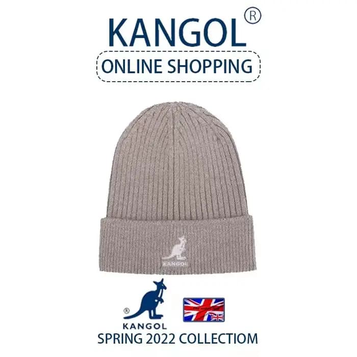 Bonnet en tricot épais Kangol Kangaroo, style coréen, unisexe, décontracté, polyvalent, chaud, en la