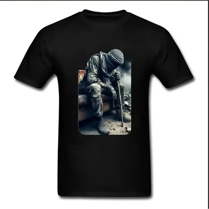 T-shirt Sinwar Nouvelle Mode Vêtements Homme Vente Chaude Manches Courtes Col Rond Memory Hamas Singwar