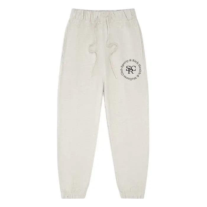 Pantalon de survêtement en coton éponge pour femme