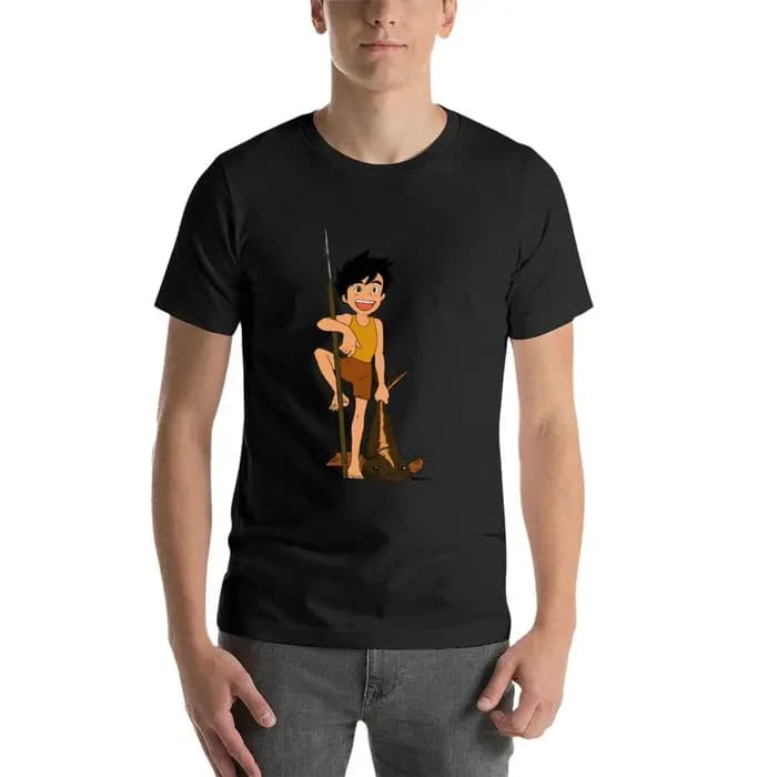 Conan The Future Boy Illustration Fan Art T-Shirt personnalisé pour hommes