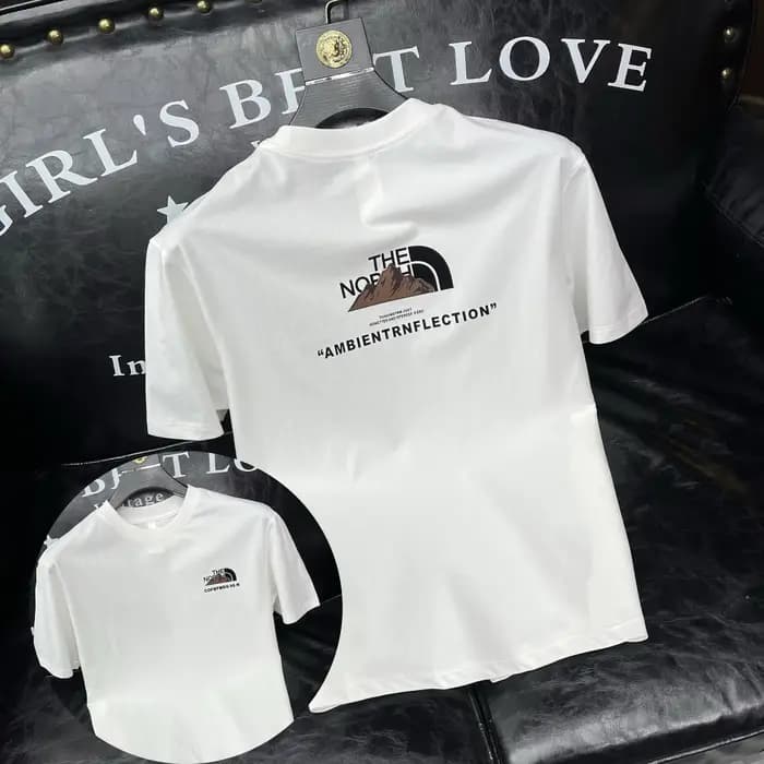 T-shirt homme haut de gamme imprimé 100% coton, nouveau style, marque tendance, col rond, été.