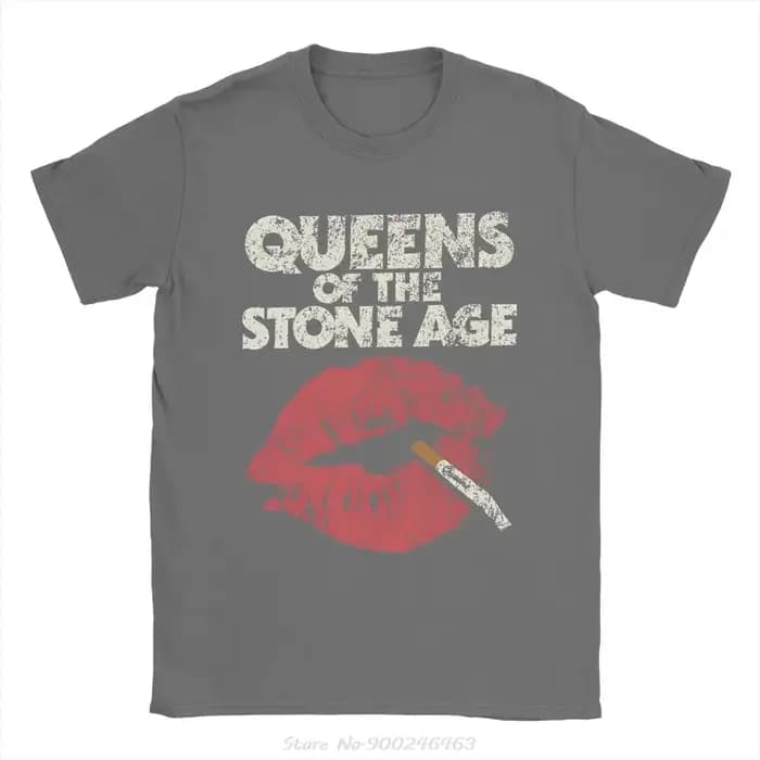 Hommes T-Shirt reines de la pierre âge Hipster coton t-shirts col rond manches courtes