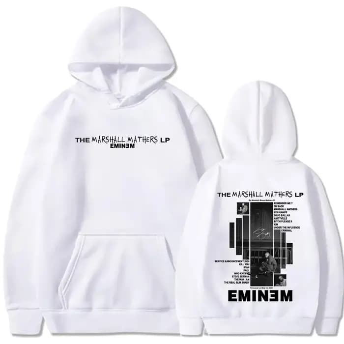 Rappeur Eminem 2000 Album graphique sweats à capuche hommes femmes vêtements Hip Hop mode surdimensionné manches longues