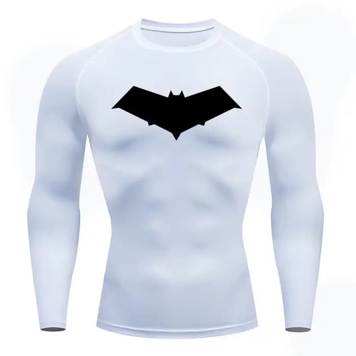 Chemise de Compression chauve-souris large pour hommes