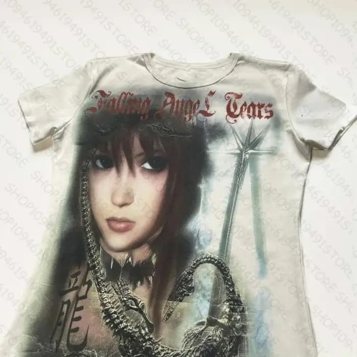 Vêtements pour femmes T-shirts Vintage Streetwear Harajuku dessin animé imprimé graphique T dessus de chemise roupas