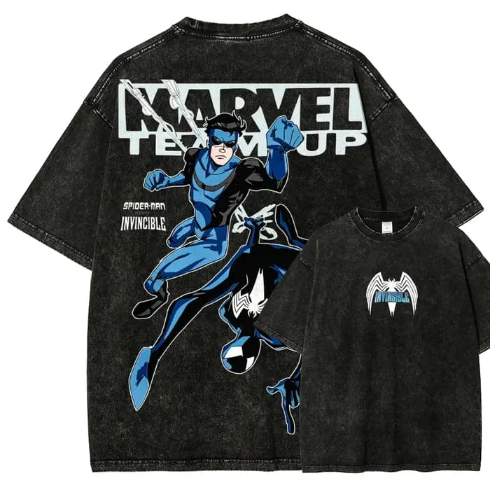 T-shirt délavé Invincible