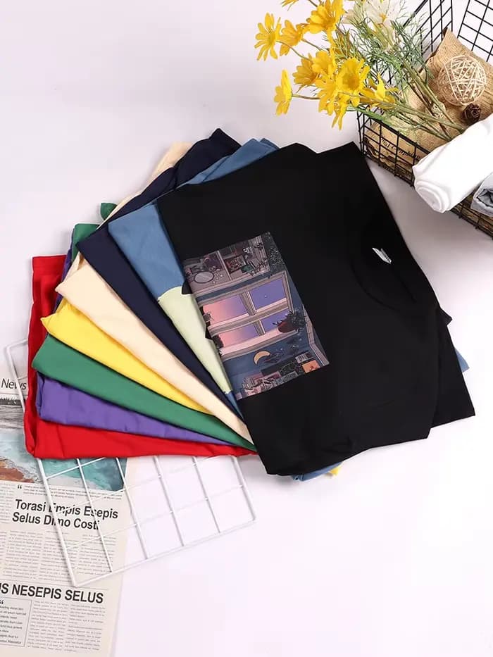 Van Gogh fonctionne Sanskrit imprimé femmes hauts respirant décontracté t-shirts mode été à manches courtes