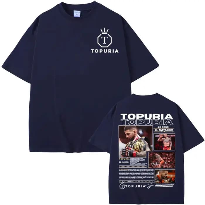 Ilia Topuria Lo Sone El Matador T-shirts graphiques pour hommes mode Vintage à manches courtes T-shirt unisexe