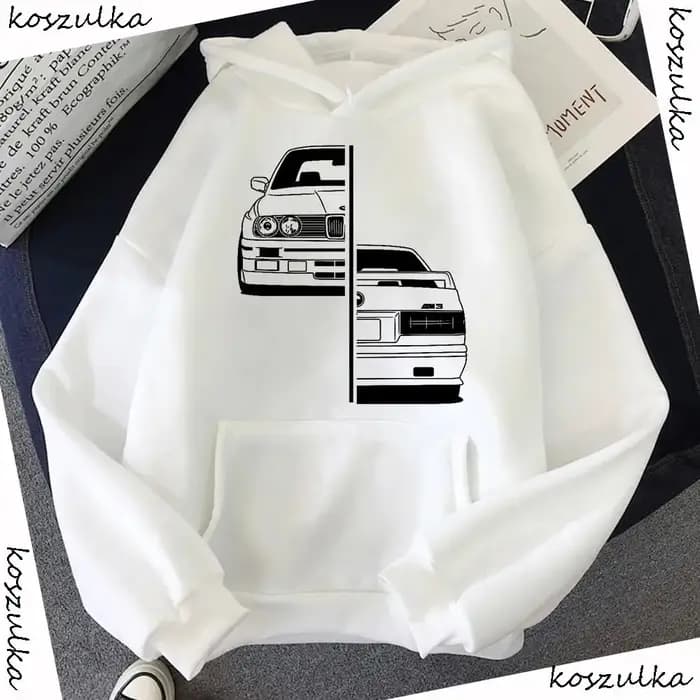 Sweat à capuche de voiture pour hommes, à la mode, imprimé de voiture, hip-hop, Harajuku, nouvelle c