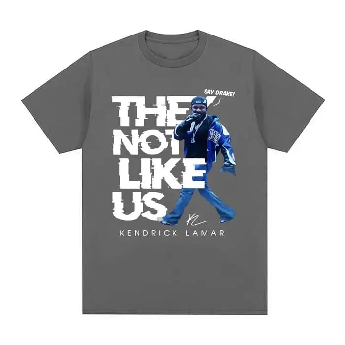 Kendrick Lamar dire Drake ils pas comme nous T-shirts hommes femmes haute qualité mode Hip Hop t-shirt