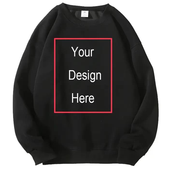 Sweat à capuche en coton personnalisé pour hommes automne texte