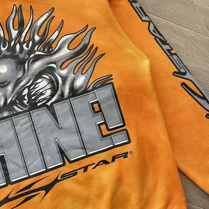 HS sun zip up sweat à capuche orange capsule 11
