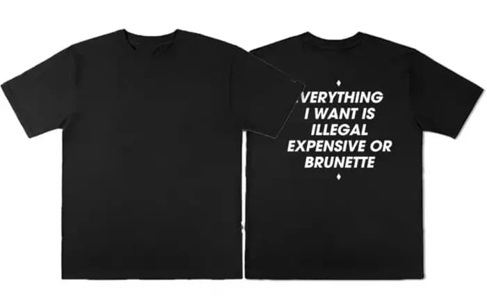 T-shirt à manches courtes en coton pur pour l'été