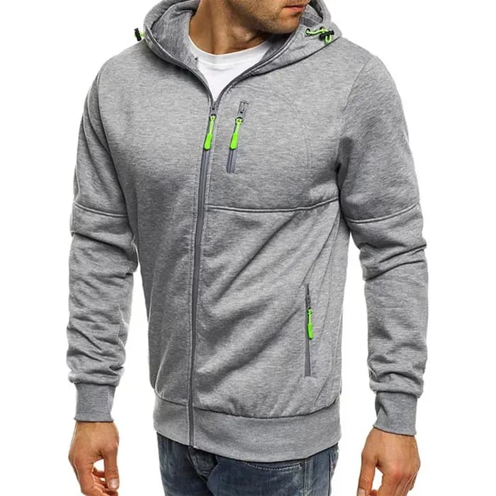 Sweats à capuche pour hommes printemps automne décontracté solide sweat